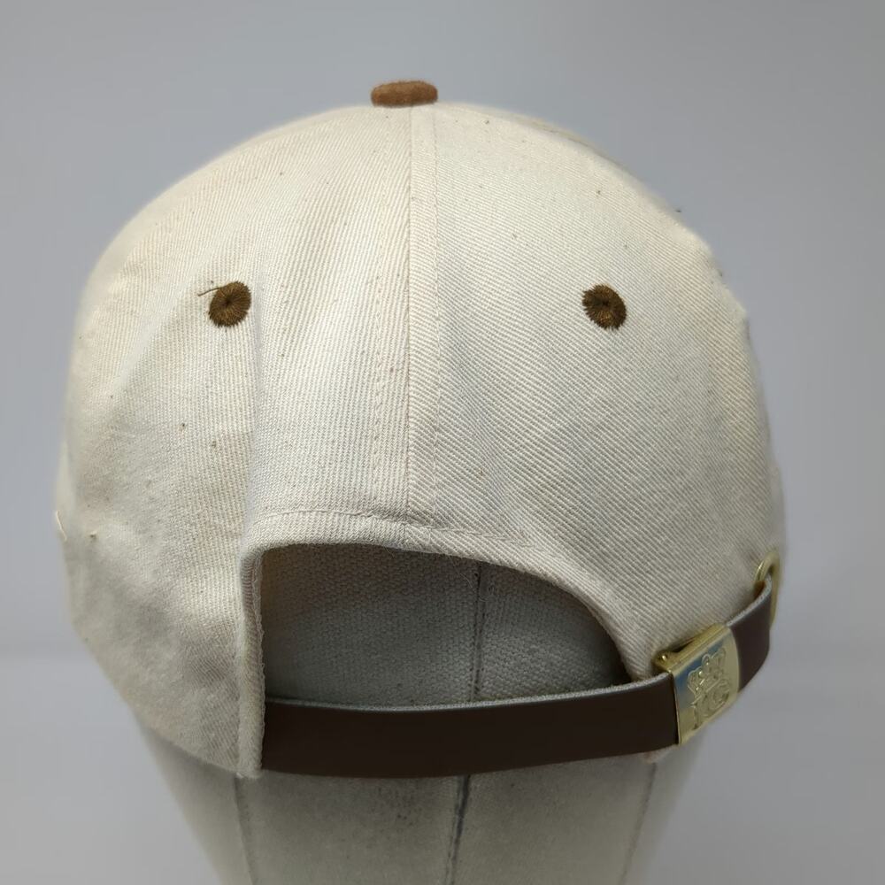 KC Baseball Cap Beige One Size Faux Suede Brim Will Golf 4 Food Novelty Hat - Picture 6 of 9